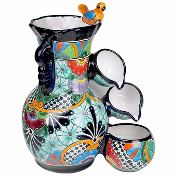 Talavera Cascading Flower Pot Fountain