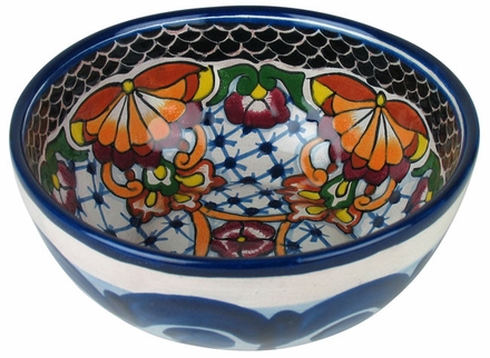 Talavera Cereal Bowl - Rosario Pattern