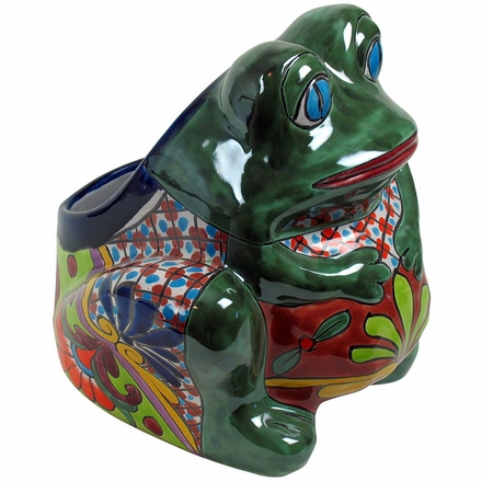 Talavera Frog Pot