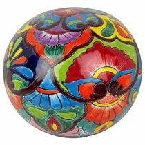 Talavera Garden Globe - 10 Inch Dia.