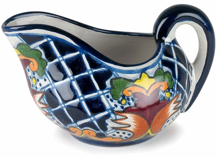 Talavera Gravy Boat - Yellow Cross