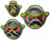 Talavera Hanging Wall Planters - Set of 3