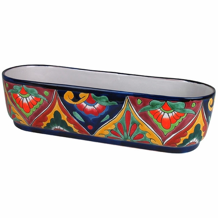 Talavera Large Oval Planter