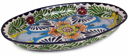 Talavera Margarita Oblong Serving Tray