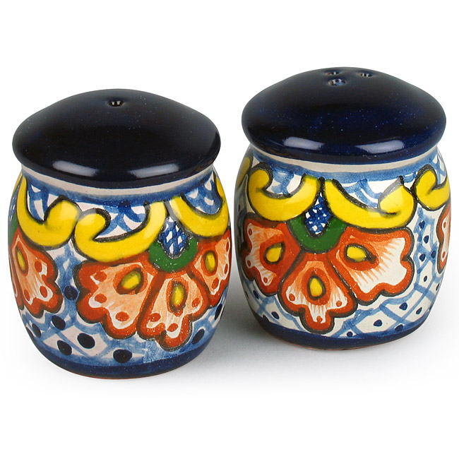 Mexican salt＆pepper Clay Art Large Porcelain Chili Pepper Salt Pepper Shakers