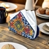 Talavera Napkin Holder - Yellow Cross Pattern