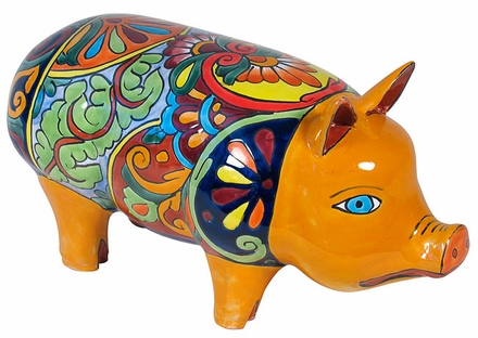 Talavera Pig Figurine