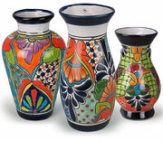 Talavera Pottery Vases and Jars