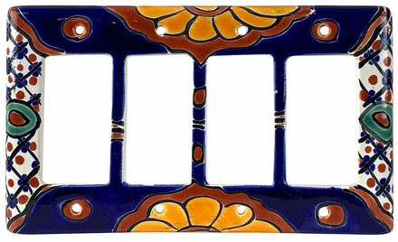 Talavera Quadruple Rocker Plate PL19