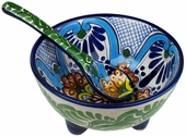 Talavera Salsa Bowl - Margarita Pattern