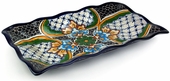 Talavera Scalloped Edge Appetizer Plate - Dolores Pattern