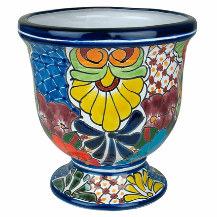 Talavera Small Goblet Flower Pot