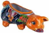 Talavera Sniffing Pig Pot