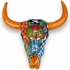 Talavera Steer Skull Wall Art