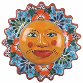 Medium Talavera Sun Face - 13.5" Dia.