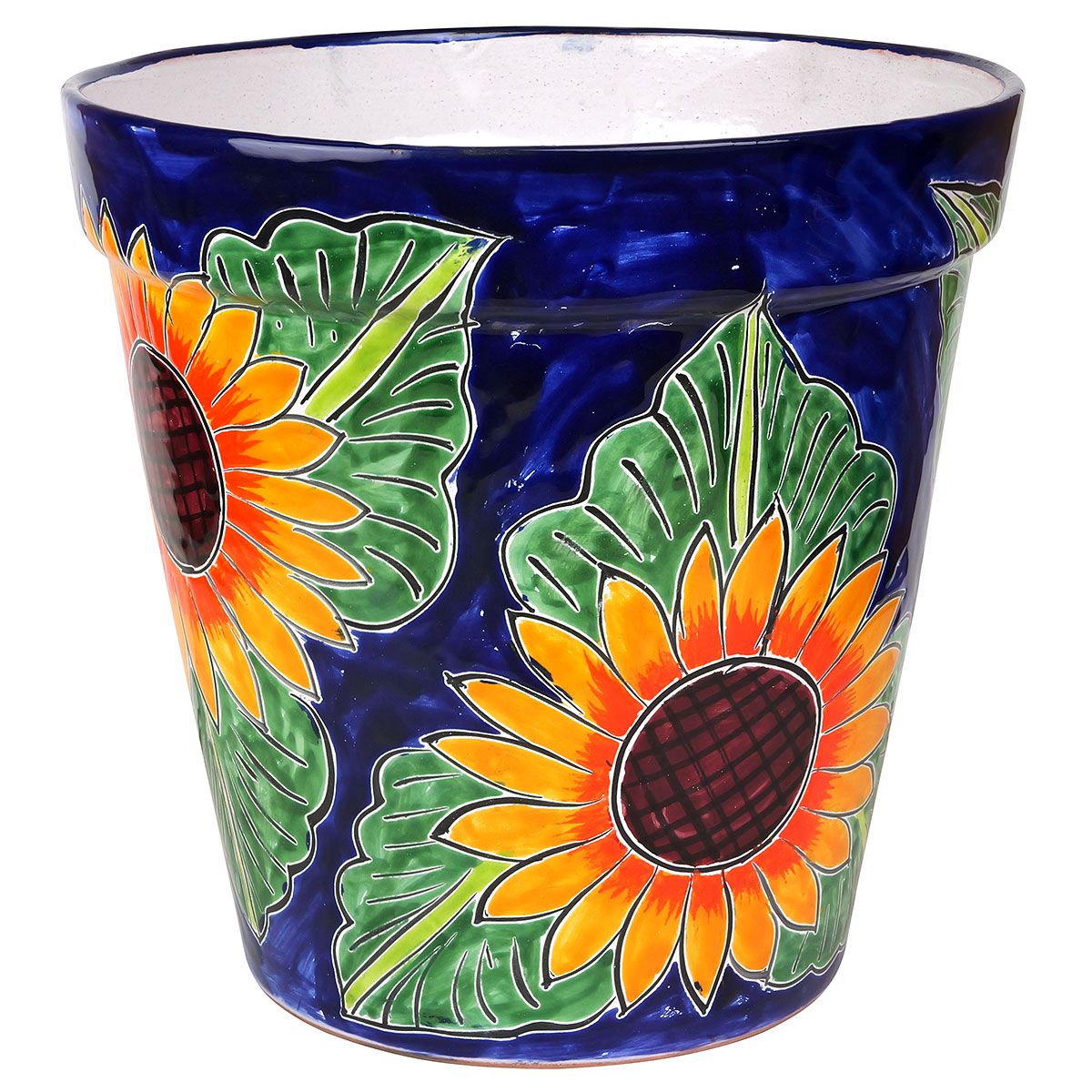 Talavera Sunflower Pot