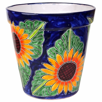 Talavera Sunflower Pot