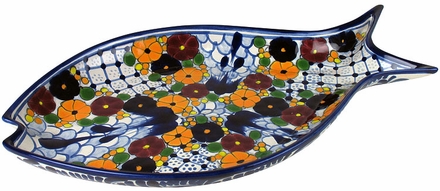 Talavera Swallow Fish Platter