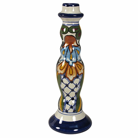 Talavera Tall Dolores Candleholder