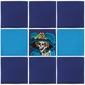 Talavera Tile - Day of the Dead - PP2135 - 15 Tiles