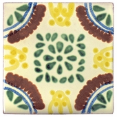 4" Talavera Tile - PP2005 - 15 Tiles