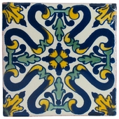 4" Talavera Tile - PP2122 - 15 Tiles