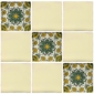 Talavera Tile - PP2124 - 15 Tiles
