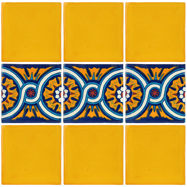 Mexican Talavera Tile - PP2191 - 15 Tiles