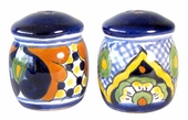 Talavera Traditional Salt & Pepper Shakers - Pair