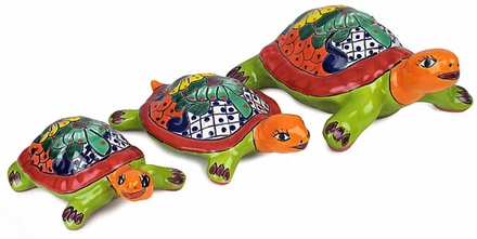 Talavera Turtles - Set of 3