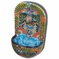 Talavera Wall Fountain with Frog