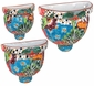 Talavera Wall Planter Pots - Set of 3