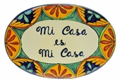 Talavera Wall Plaque - My House is My House