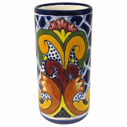 Talavera Yellow Cross Water Glass