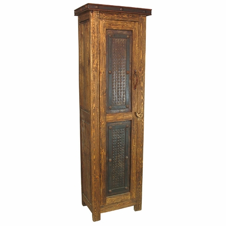 Tall Cabinet with Rusted Iron Door
