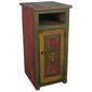 Tall Painted Wood Skinny TV Stand