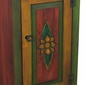 Tall Painted Wood Skinny TV Stand
