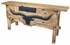 Texas Longhorn Sofa Table