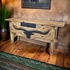 Texas Longhorn Sofa Table
