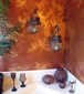 Tin and Glass Moroccan Candle Lantern