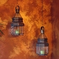 Tin and Glass Moroccan Candle Lantern