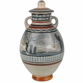 Tonala Pottery - Handled Jimon Vase