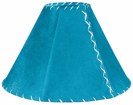 Tourquoise Pig Skin Leather Lamp Shade