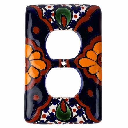 Traditional Talavera Outlet Cover
