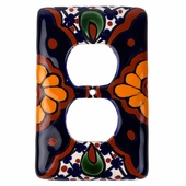 Traditional Talavera Outlet Cover