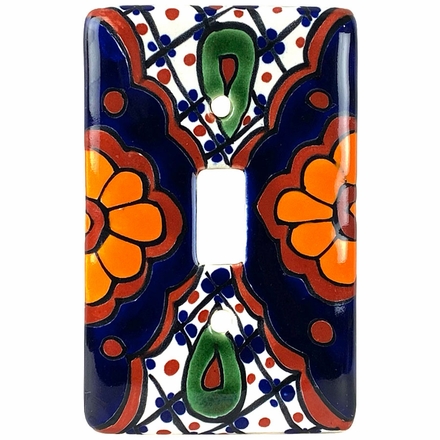 Traditional Talavera Single Switchplates