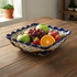 Traditional Talavera Square Scalloped Bowl