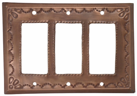 Triple Rocker Switch Cover - Star