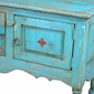 Turquoise Blue Santa Fe Style Buffet with Back Splash