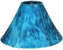 Turquoise - Handcrafted Mexican Rawhide Lamp Shade  15", 18"? & 22"